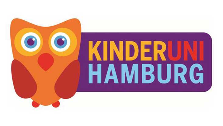 Motiv der Kinder-Uni mit bunter Eule
