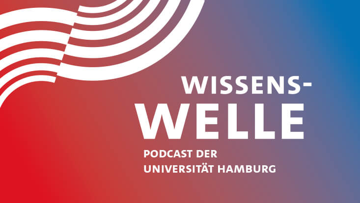 Logo Wissenswelle – der Podcast der Universität Hamburg