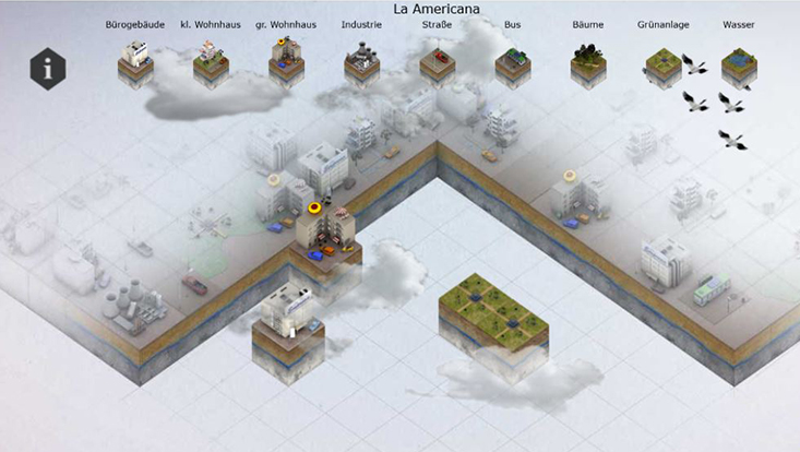 Digitale Plattform, mit der Städte mithilfe von einzelnen Bauelementen erstellt werden können