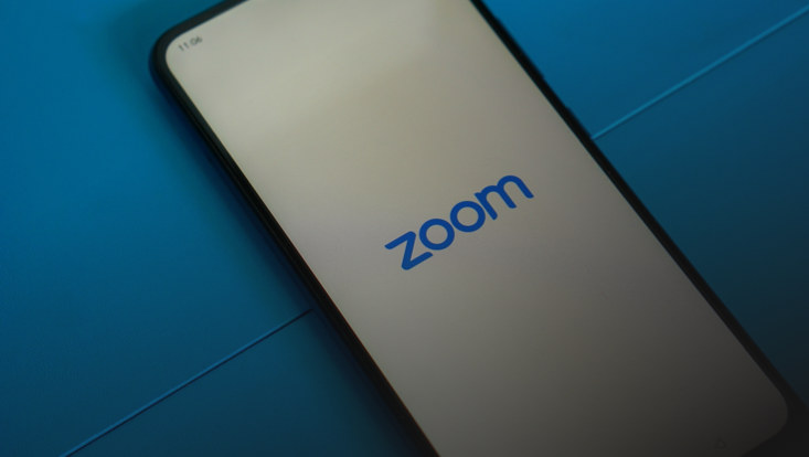Zoom-App auf Smartphone