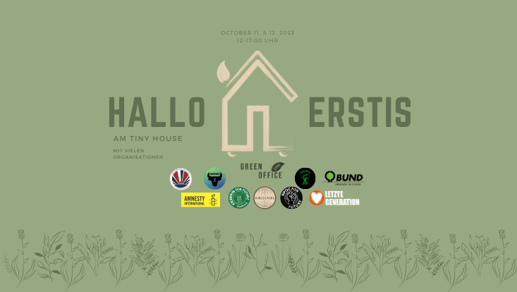 Banner mit dem Titel "Hallo Erstis"