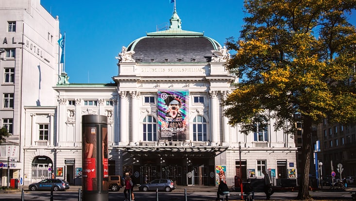 Außenansicht des Deutschen Schauspielhauses