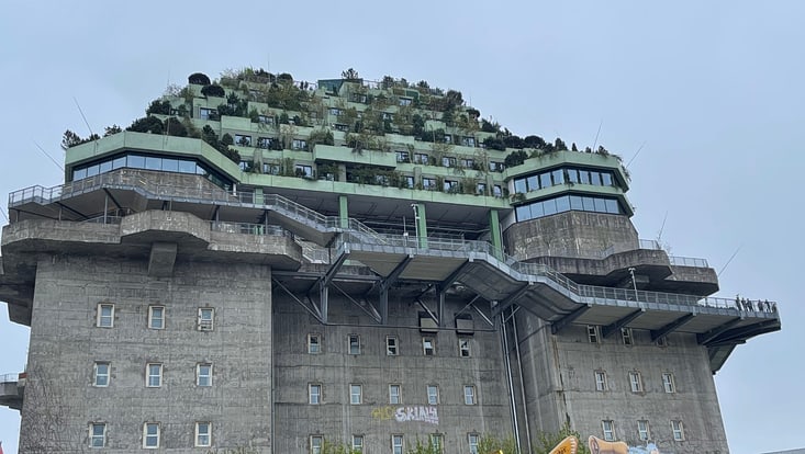 Foto des Hochbunkers in Hamburg